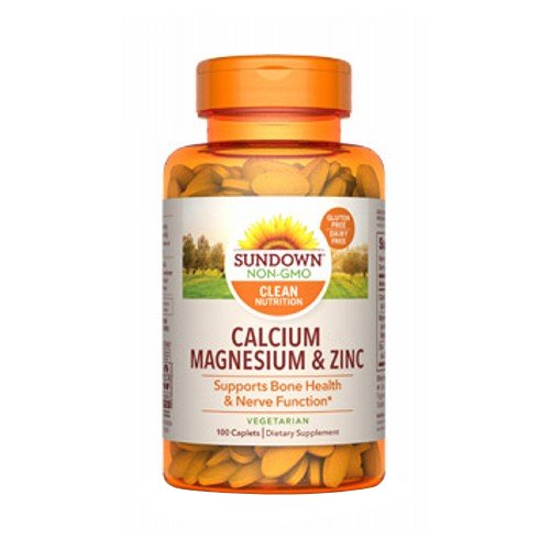 Picture of Sundown Naturals Sundown Naturals Calcium Magnesium And Zinc Caplets