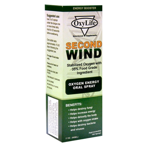 Picture of Oxylife Products Oxylife Second Wind O2 Mint