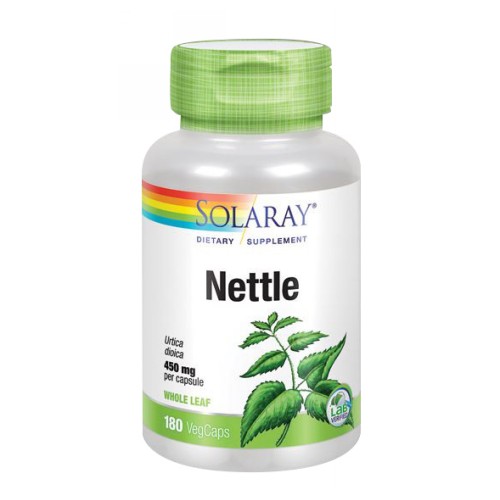 Show details for Solaray Nettle - 180 Veg Capsules  Picture of Solaray Nettle - 180 Veg Capsules