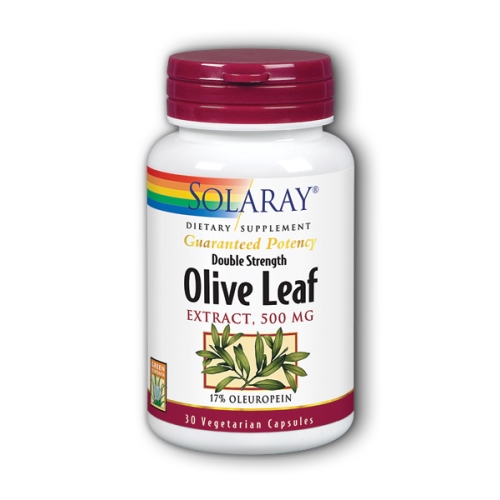 Picture of Solaray Olive Leaf Two Daily 500 mg - 30 Veg Capsules 