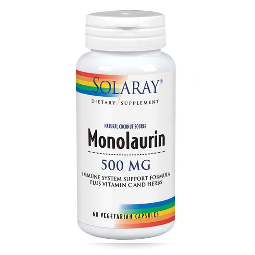 Picture of Solaray Monolaurin 500 mg - 60 Veg Capsules 