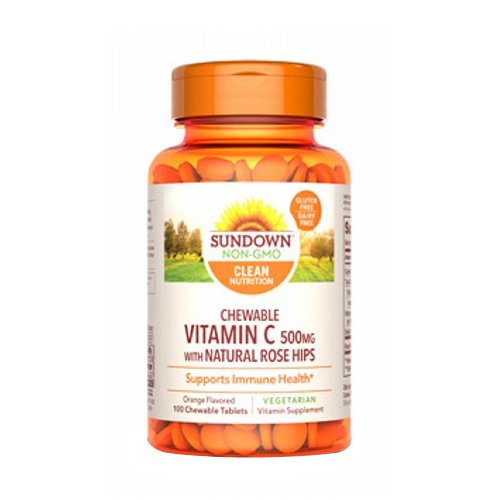 Show details for Sundown Naturals Sundown Naturals Vitamin C With Natural Rose Hips Chewable Picture of Sundown Naturals Sundown Naturals Vitamin C With Natural Rose Hips Chewable