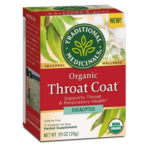 Picture of Traditional Medicinals Throat Coat Eucalyptus Tea