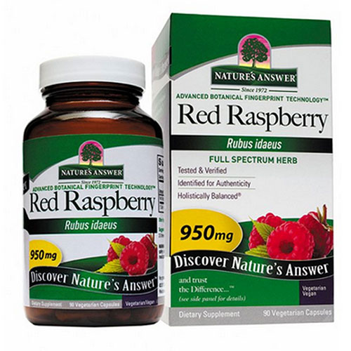 Show details for Nature's Answer Red Raspberry Leaf 950 mg Picture of Nature's Answer Red Raspberry Leaf 950 mg