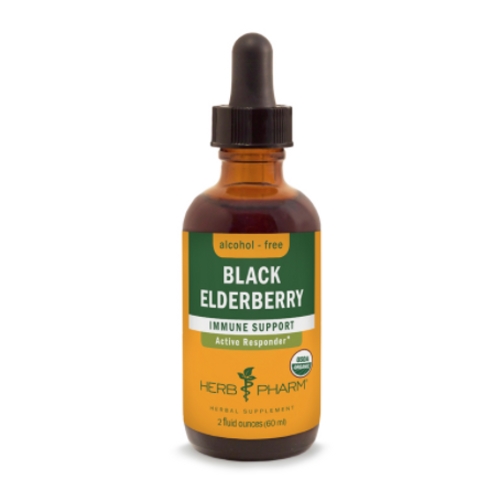 Show details for Herb Pharm Black Elderberry Alcohol Picture of Herb Pharm Black Elderberry Alcohol