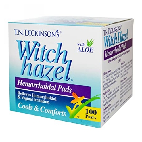 Picture of T.N. Dickinson's Witch Hazel Hemorrhoidal Pads with Aloe