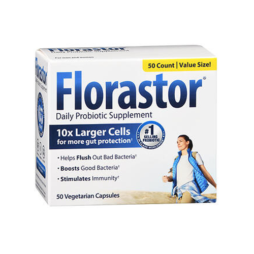 Picture of Florastor Maximum Strength Probiotic Dietary Supplement Capsules