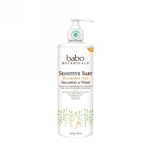 Picture of Babo Botanicals Sensitive Baby Shampoo & Wash