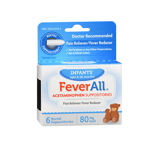Picture of Feverall Feverall Infants' Acetaminophen Suppositories