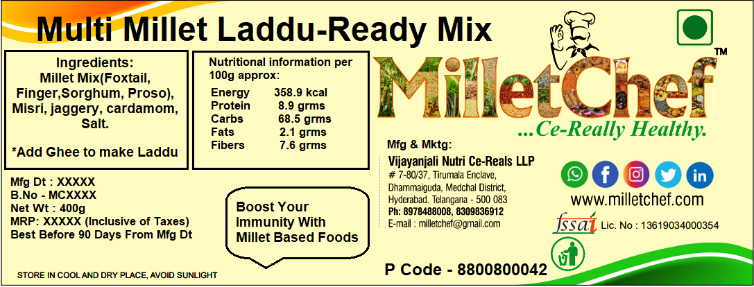 Picture of Multi Millet Laddu Ready Mix