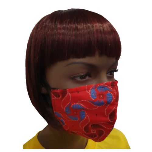 Picture of Giftscircle Fancy Cloth Face Mask for Adult - Red Dot Circle