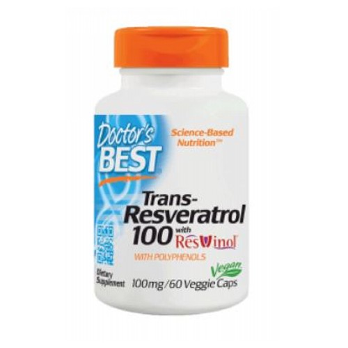 Picture of Doctors Best Best Trans Resveratrol 100 Featuring Resvinol-25