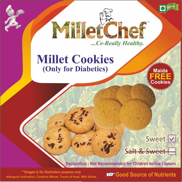 Picture of Millet Sugar Free Cookies