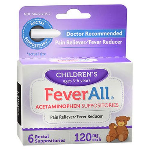 Picture of Feverall Feverall Children'S Acetaminophen Suppositories