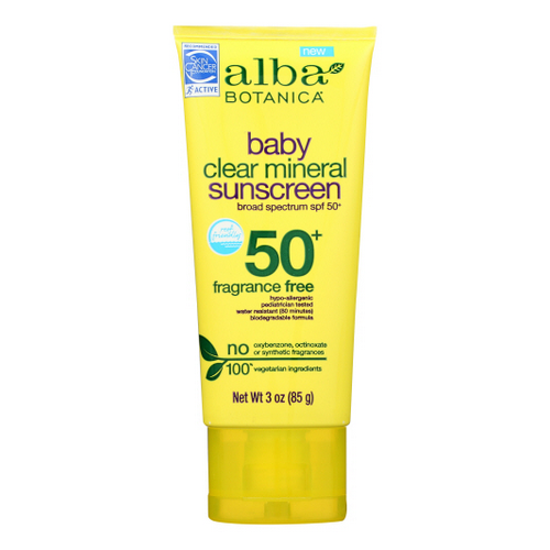 Picture of Alba Botanica Baby Clear Mineral Sunscreen SPF 50+