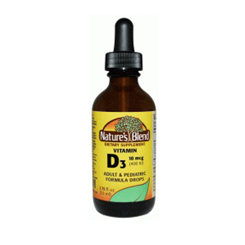 Show details for Nature's Blend Vitamin D3 Liquid With Dropper Picture of Nature's Blend Vitamin D3 Liquid With Dropper