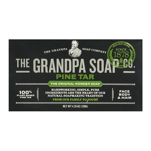 Show details for Grandpa's Brands Company Pine Tar Soap Picture of Grandpa's Brands Company Pine Tar Soap