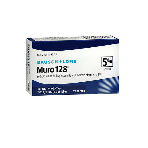 Picture of Bausch And Lomb Muro 128 5%  Ophthalmic Eye Ointment