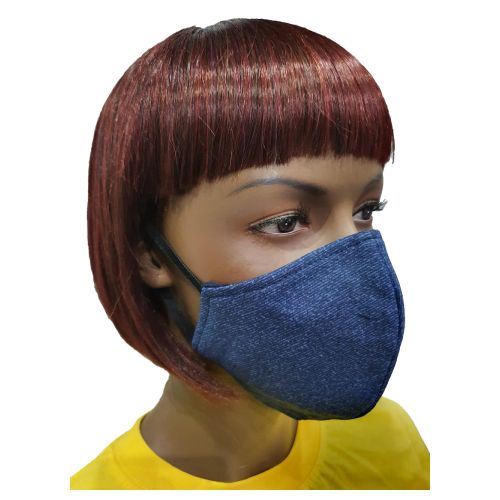Picture of Giftscircle Fancy Cloth Face Mask for Adult - Denim