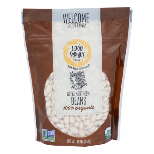 Picture of 1000 Springs Mill Organic Great Northern Beans