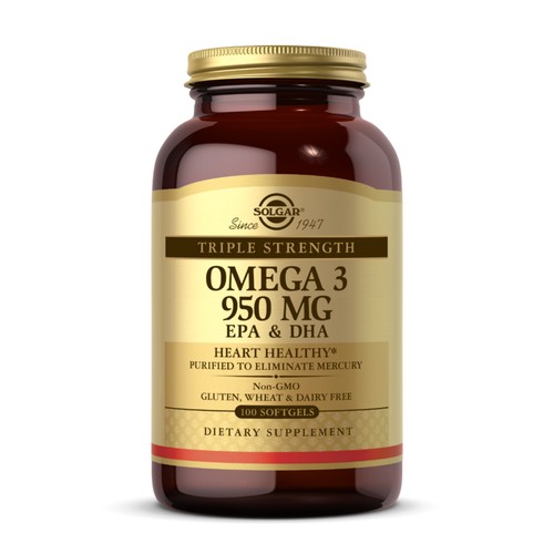 Picture of Solgar Triple Strength Omega-3 950 mg EPA & DHA - 100 Softgels