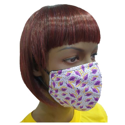 Picture of Giftscircle Fancy Cloth Face Mask for Adult - Leaf Purple