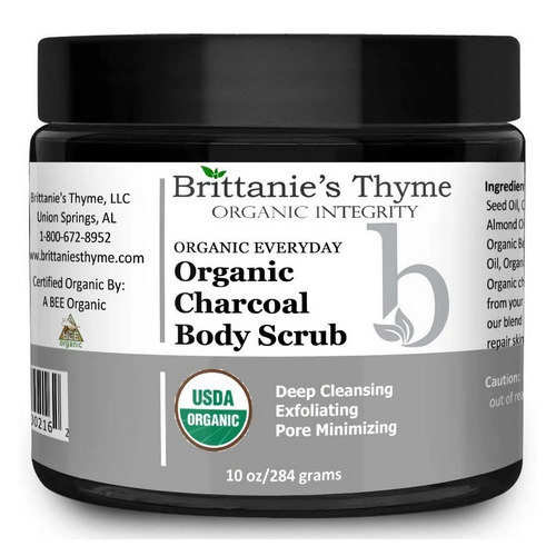 Picture of Brittaine's Thyme Organic Charcoal Body Scrub