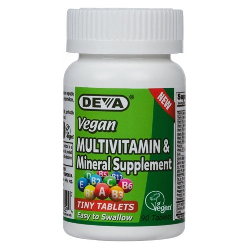 Picture of Deva Vegan Vitamins Vegan Tiny Tab Multivitamin & Mineral