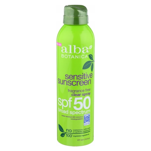 Picture of Alba Botanica Very Emollient Clear Spray Sunscreen SPF50