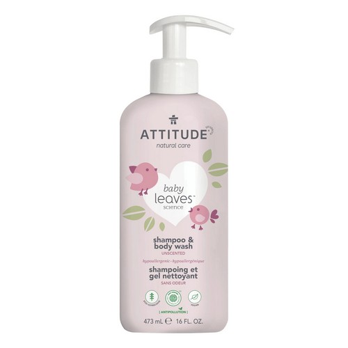 Picture of Attitude Baby Leaves 2-in-1 Shampoo Fragance-Free