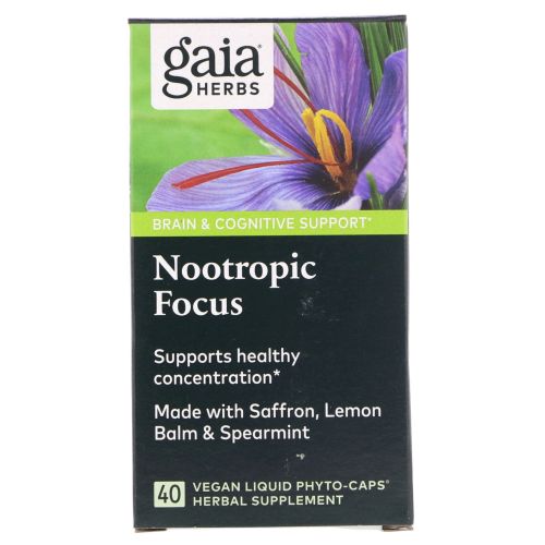 Picture of Gaia Herbs Nootropic Focus