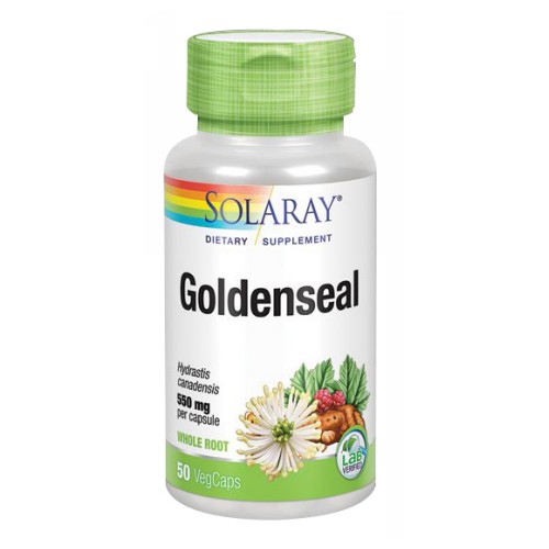 Show details for Solaray Goldenseal - 50 Veg Caps Picture of Solaray Goldenseal - 50 Veg Caps