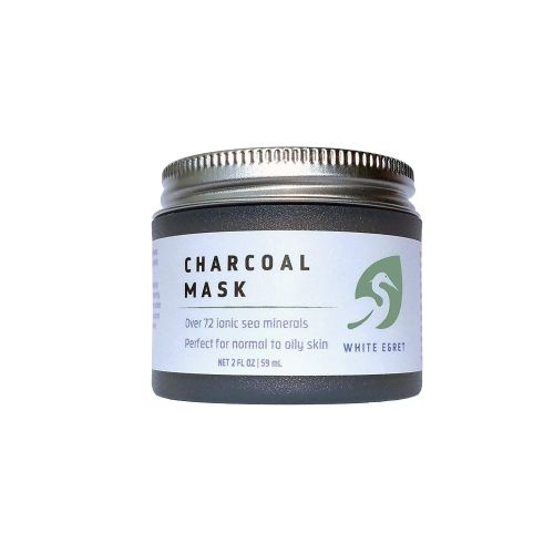 Picture of White Egret Charcoal Mask