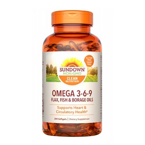 Show details for Sundown Naturals Sundown Naturals Omega 3-6-9 Flax Fish & Borage Oils Softgels Picture of Sundown Naturals Sundown Naturals Omega 3-6-9 Flax Fish & Borage Oils Softgels