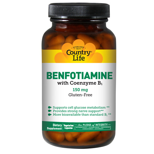 Picture of Country Life Vitamin B1 with Benfotiamine