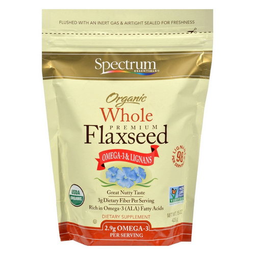 Show details for Spectrum Oils Organic Whole Premium Flaxseed Picture of Spectrum Oils Organic Whole Premium Flaxseed