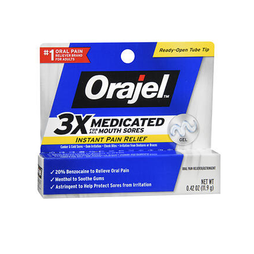 Picture of Orajel Orajel Mouth Sore Pain Relief Gel