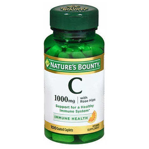Picture of Nature's Bounty Vitamin C Plus Rose Hips 1000 mg 100 Caps