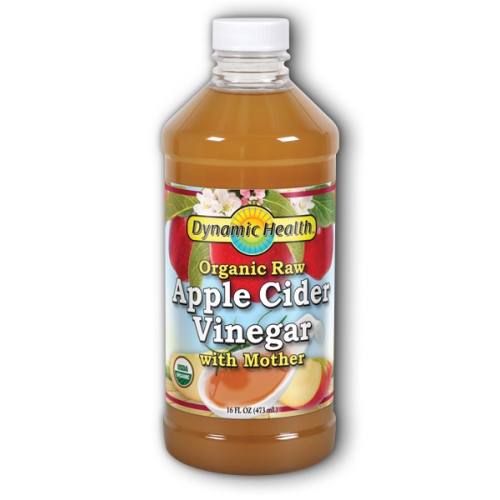 Picture of Dynamic Health Laboratories Apple Cider Vinegar with Mother Certified Organic