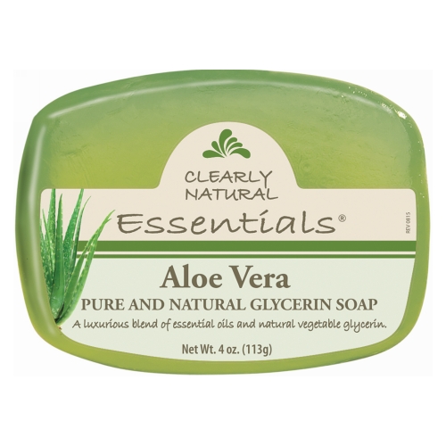 Show details for Clearly Natural Aloe Vera Soap Picture of Clearly Natural Aloe Vera Soap
