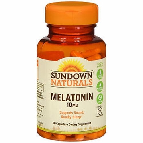 Picture of Sundown Naturals Natural Sleep Aid Sundown  Naturals 90 per Bottle Tablet 10 mg Strength