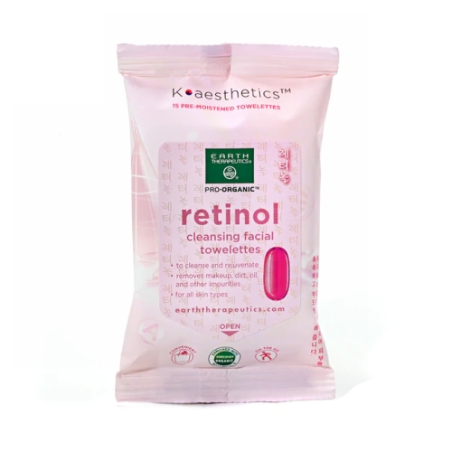Picture of Earth Therapeutics Retinol Cleansing Facial Toweletes