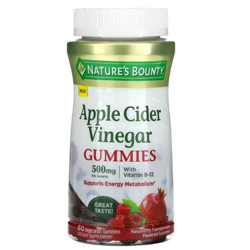 Show details for Nature's Bounty Apple Cider Vinegar Gummies 500 mg Picture of Nature's Bounty Apple Cider Vinegar Gummies 500 mg