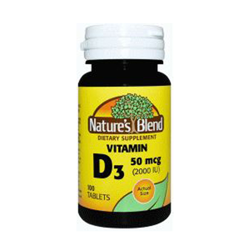 Show details for Nature's Blend Vitamin D3 Picture of Nature's Blend Vitamin D3
