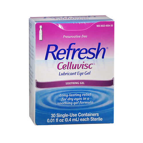 Show details for Refresh Celluvisc Lubricant Eye Drops Single-Use Containers Picture of Refresh Celluvisc Lubricant Eye Drops Single-Use Containers