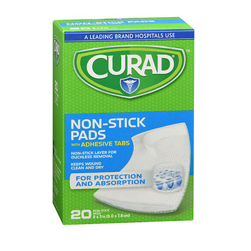 Picture of Medline Curad Non-Stick Pads With Adhesive Tabs