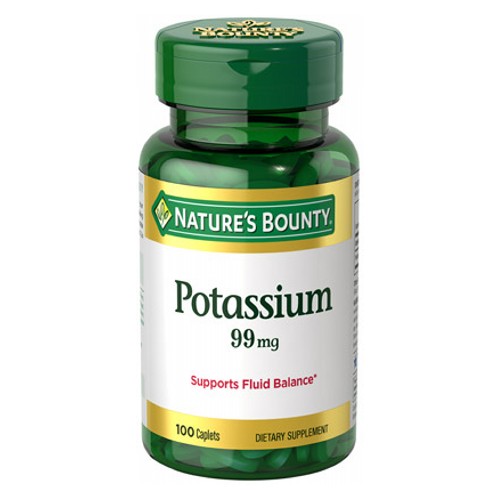 Show details for Nature's Bounty Potassium 99 mg 100 Caps Picture of Nature's Bounty Potassium 99 mg 100 Caps
