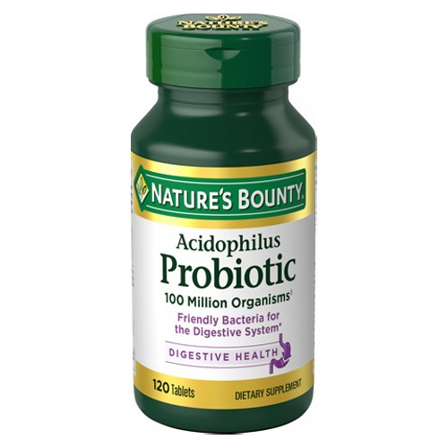 Show details for Nature's Bounty Acidophilus Probiotic, 120 Tablets Picture of Nature's Bounty Acidophilus Probiotic, 120 Tablets