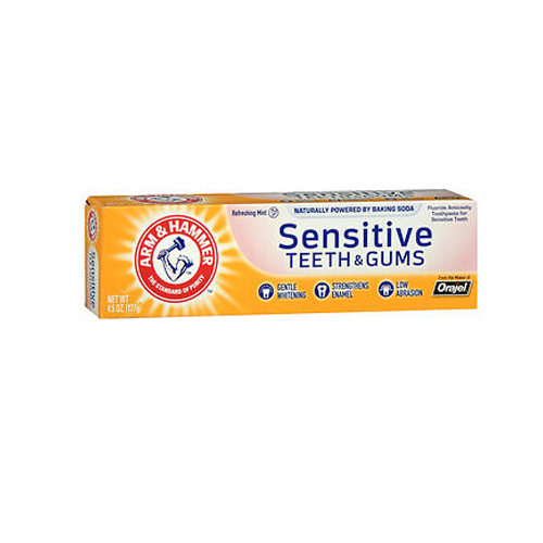 Show details for Arm & Hammer Sensitive Teeth & Gums Toothpaste Picture of Arm & Hammer Sensitive Teeth & Gums Toothpaste