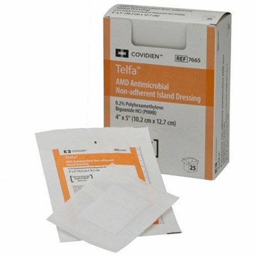 Picture of Cardinal Antimicrobial Dressing Telfa AMD 4 X 5 Inch 